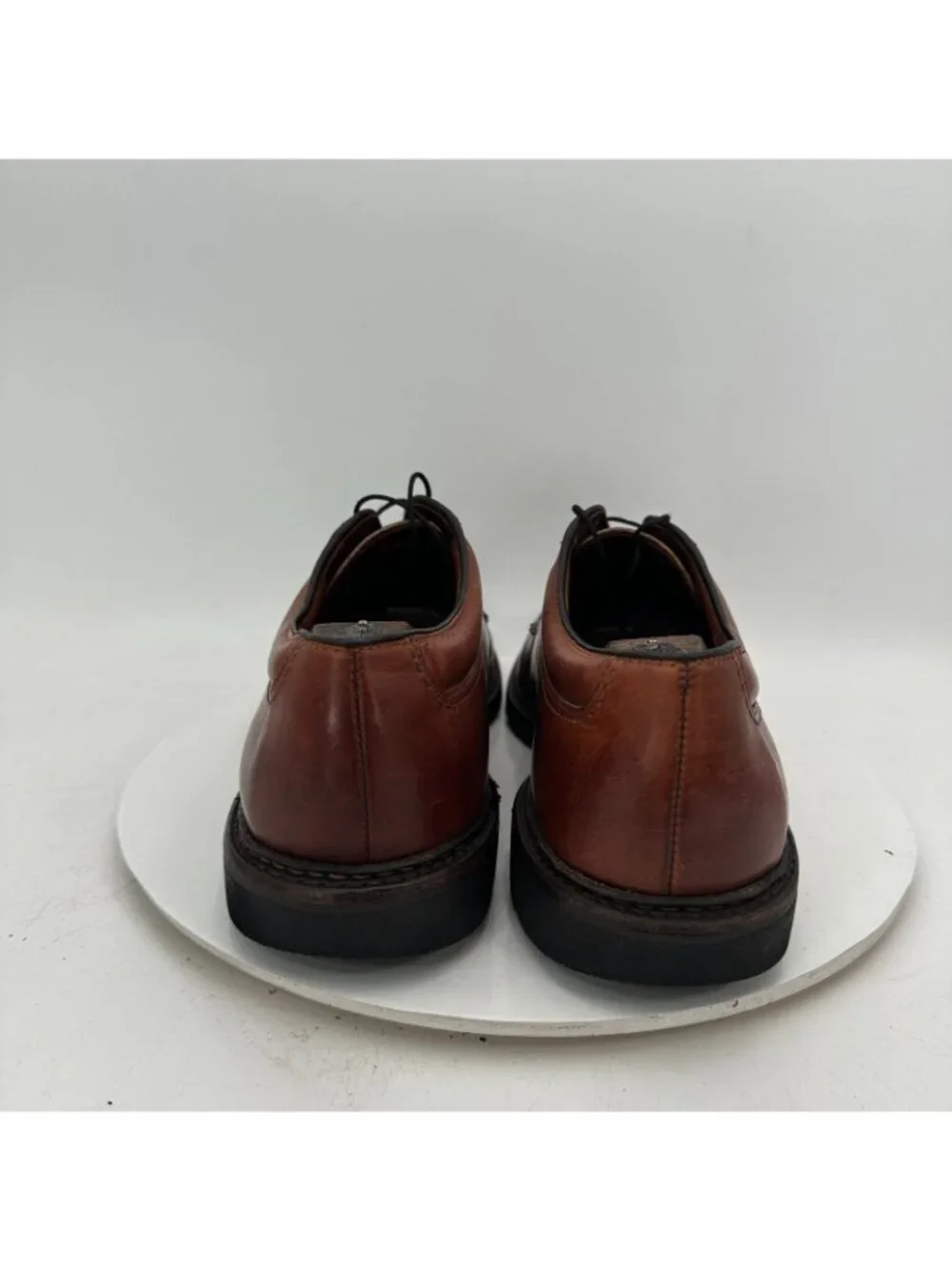 Allen Edmonds Wilbert Men Size 13D Brown Leather Moc Toe Derby Dress Shoes